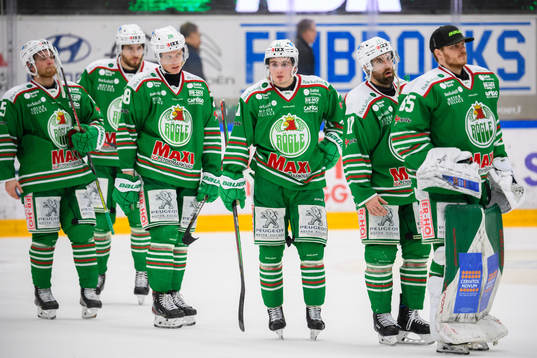 Rögles Simon Ryfors, Anton Bengtsson, Nils Höglander,