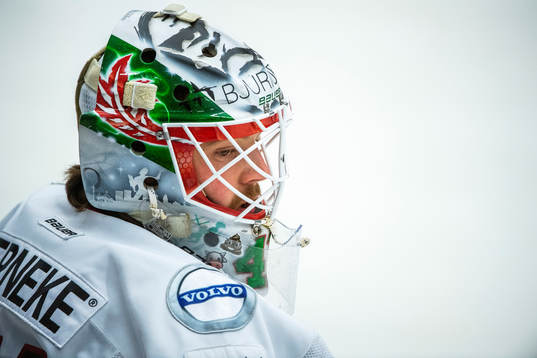 Frölundas målvakt Niklas Rubin