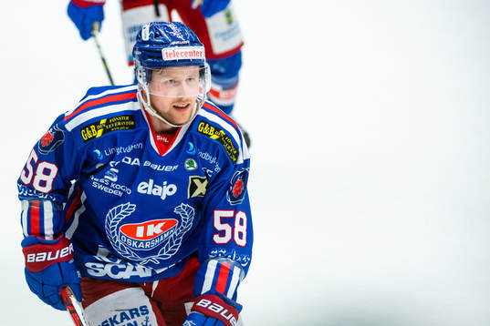 Oskarshamns Oskar Nilsson jublar