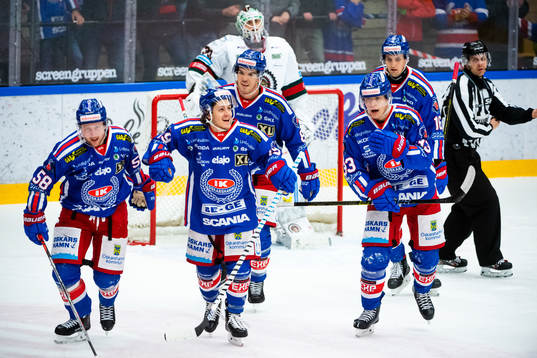Oskarshamns Oskar Nilsson, Tyler Kelleher och Filiph