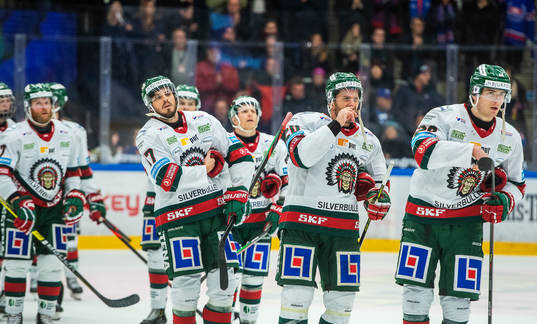 Frölundas spelare deppar