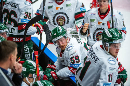 Frölundas Simon Hjalmarsson deppar