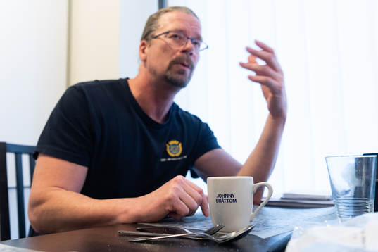 Den före detta fotbollsspelaren Johnny Ekström