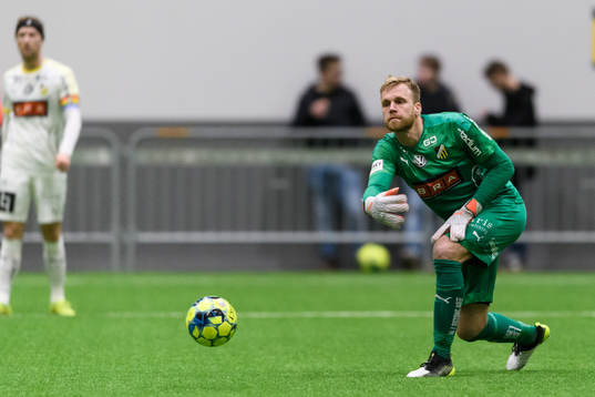Häckens målvakt Peter Abrahamsson