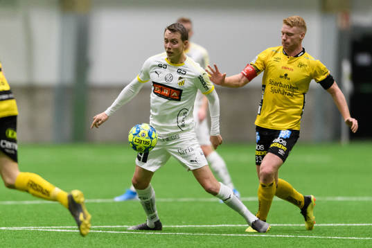Häckens Viktor Lundberg och Elfsborgs Sivert Heltne Nilsen