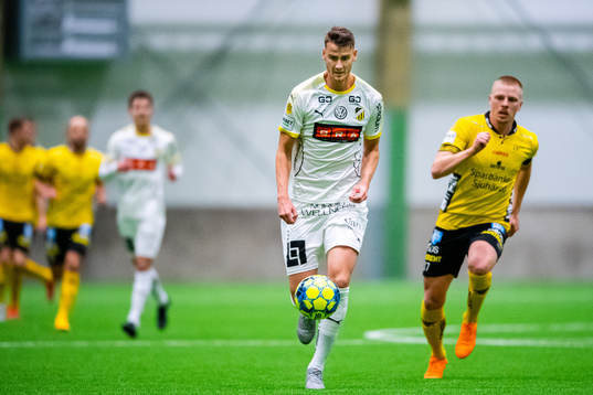 Häckens Johan Hammar och Elfsborgs Per Frick