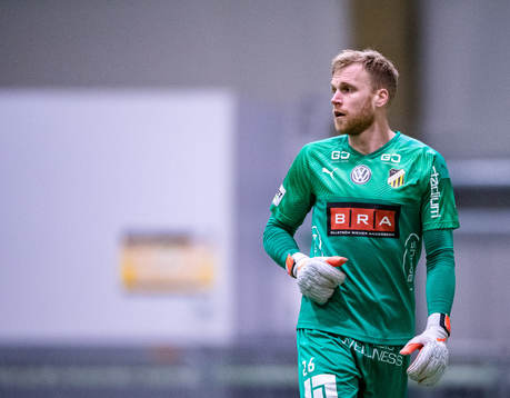 Häckens målvakt Peter Abrahamsson