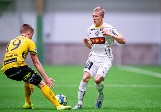 Häckens Marcus Bärkroth och Elfsborgs Tim Stålheden