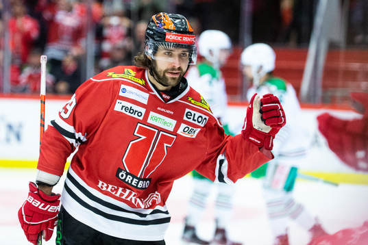 Örebros Ludvig Rensfeldt jublar