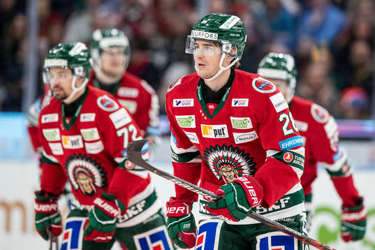 Frölundas Johan Sundström jublar