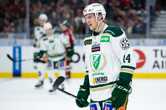 Färjestads Victor Ejdsell deppar