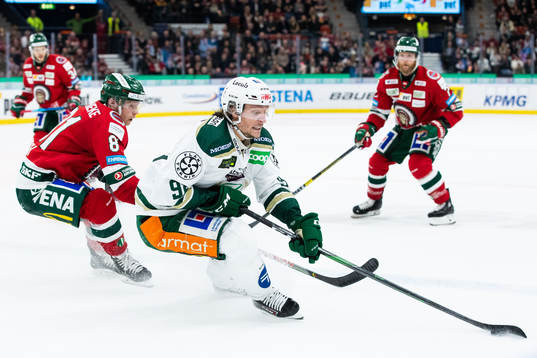 Frölundas Ryan Lasch och Färjestads Jesper Olofsson