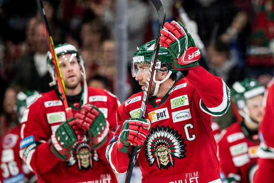 Frölundas Joel Lundqvist jublar