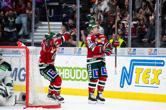 Frölundas Ryan Lasch jublar