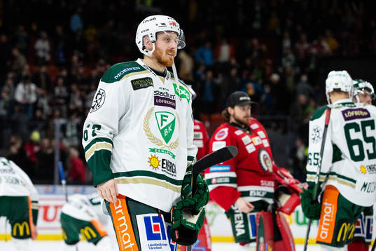 Färjestads Pontus Widerström  deppar