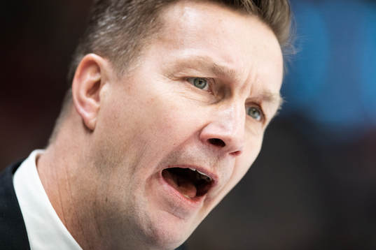 Färjestads huvudtränare Johan Pennerborn