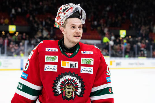 Frölundas målvakt Johan Mattsson