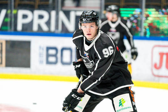 Skellefteås Rickard Hugg i IFK Arvidsjaurs dräkt