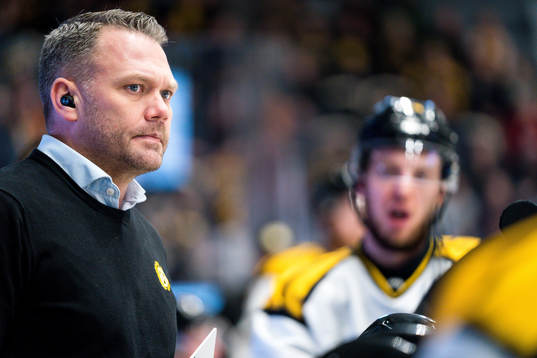 Brynäs assisterande tränare Mikael Holmqvist