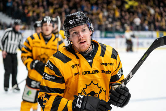 Skellefteås Niclas Burström jublar