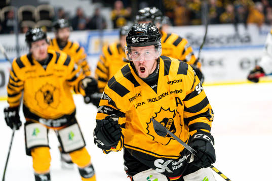 Skellefteås Jonathan Pudas jublar