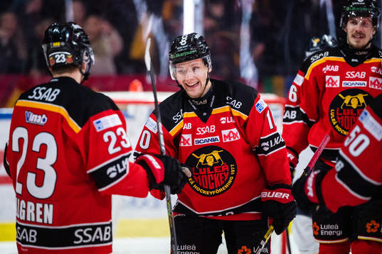 Luleås Einar Emanuelsson jublar