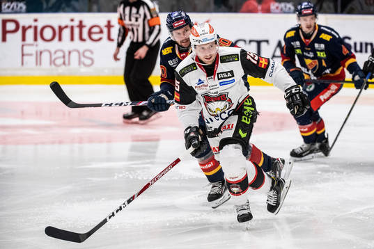 Malmö Redhawks Axel Wemmenborn och Djurgårdens Niclas