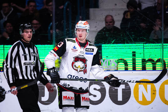 Malmö Redhawks Adam Ollas Mattsson deppar
