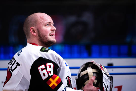 Malmö Redhawks målvakt Oscar Alsenfelt