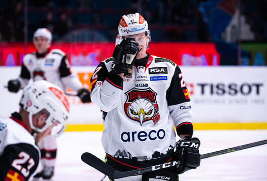 Malmö Redhawks Lars Bryggman deppar