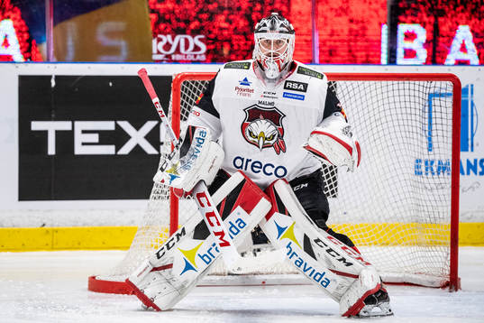 Malmö Redhawks målvakt Lars Volden