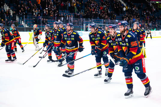 Djurgårdens spelare jublar