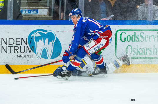 Oskarshamns Pontus Netterberg och Leksands Spencer Abbott