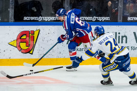Oskarshamns Emil Wahlberg och Leksands Thomas Valkvae Olsen