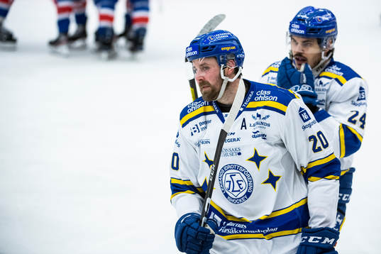Leksands Mattias Karlsson  och Thomas Valkvae Olsen deppar
