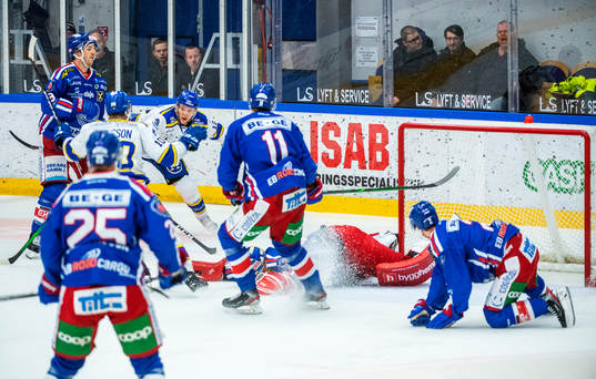 Leksands Fredrik Forsberg jublar