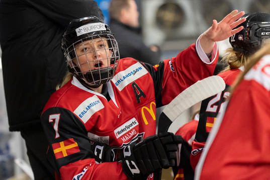 Malmö Redhawks Malene Clarin Frandsen