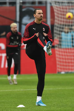 Zlatan Ibrahimovic of AC Milan
