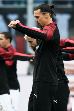 Zlatan Ibrahimovic of AC Milan