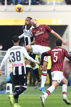 Zlatan Ibrahimovic of AC Milan