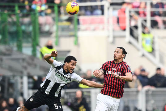 Zlatan Ibrahimovic of AC Milan