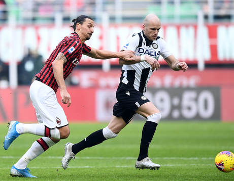 Zlatan Ibrahimovic of AC Milan