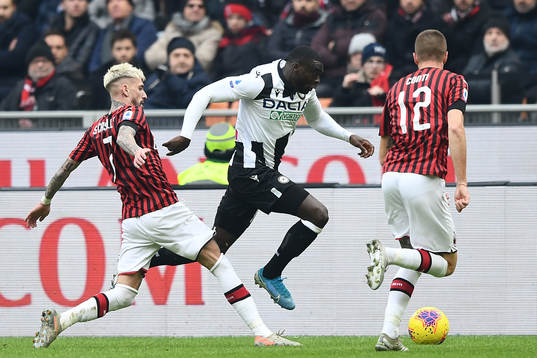 Ken Sema of Udinese