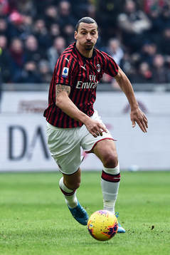 Zlatan Ibrahimovic of AC Milan