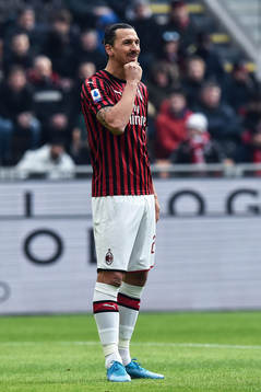 Zlatan Ibrahimovic of AC Milan