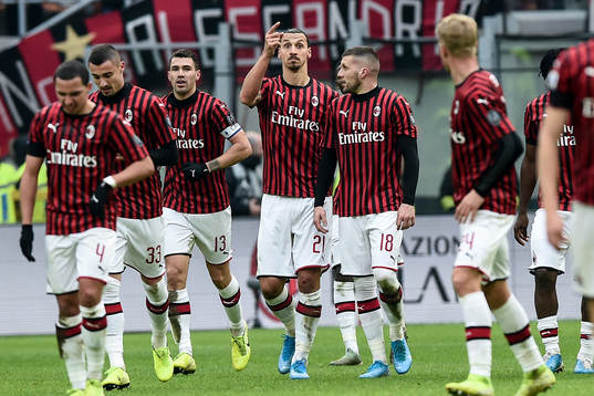 Zlatan Ibrahimovic of AC Milan