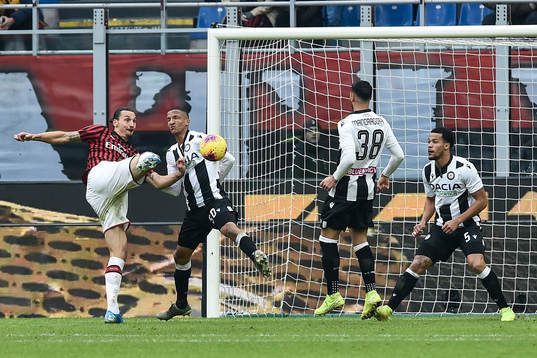 Zlatan Ibrahimovic of AC Milan