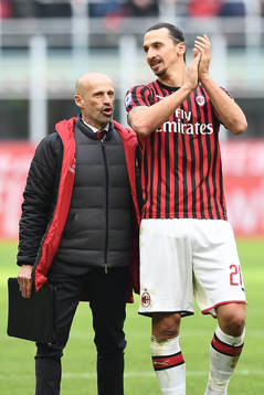 Zlatan Ibrahimovic of AC Milan
