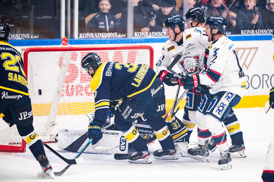 Linköpings Robin Johansson gör 0-1