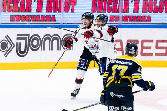 Linköpings Broc Little jublar med Jaakko Rissanen